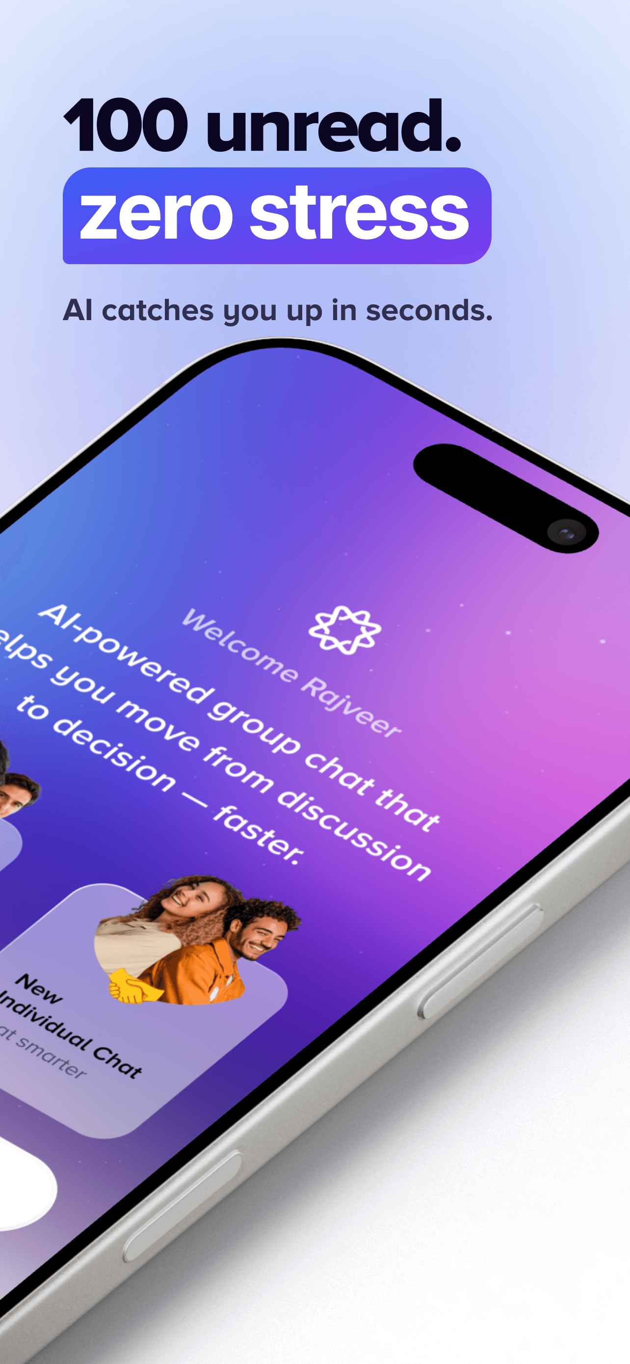 AI summaries feature — catch up on group chats instantly